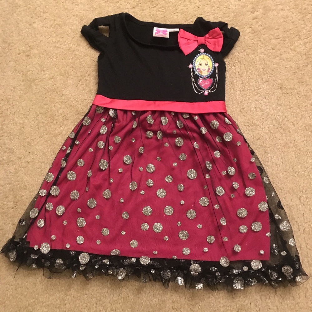 Kids sparkly Barbie dress